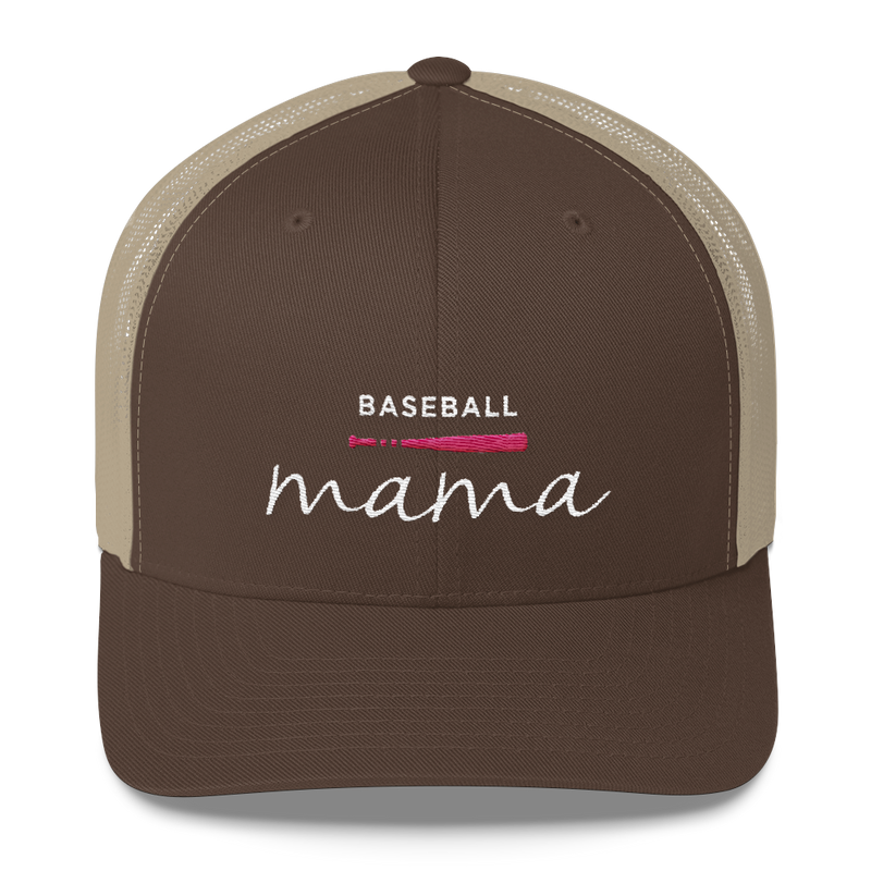 Baseball Mama Trucker Hat