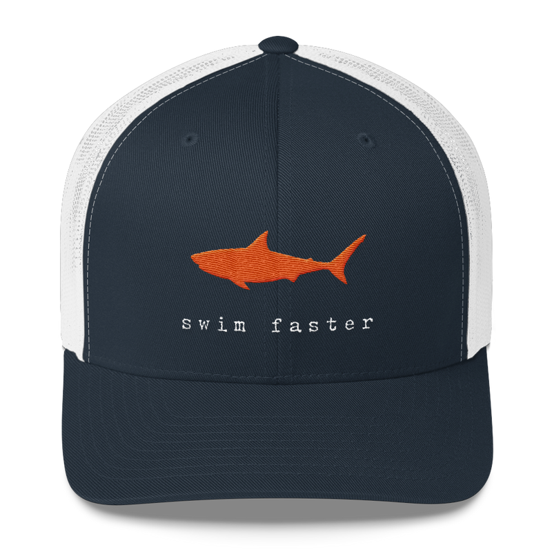 Swim Faster Trucker Hat