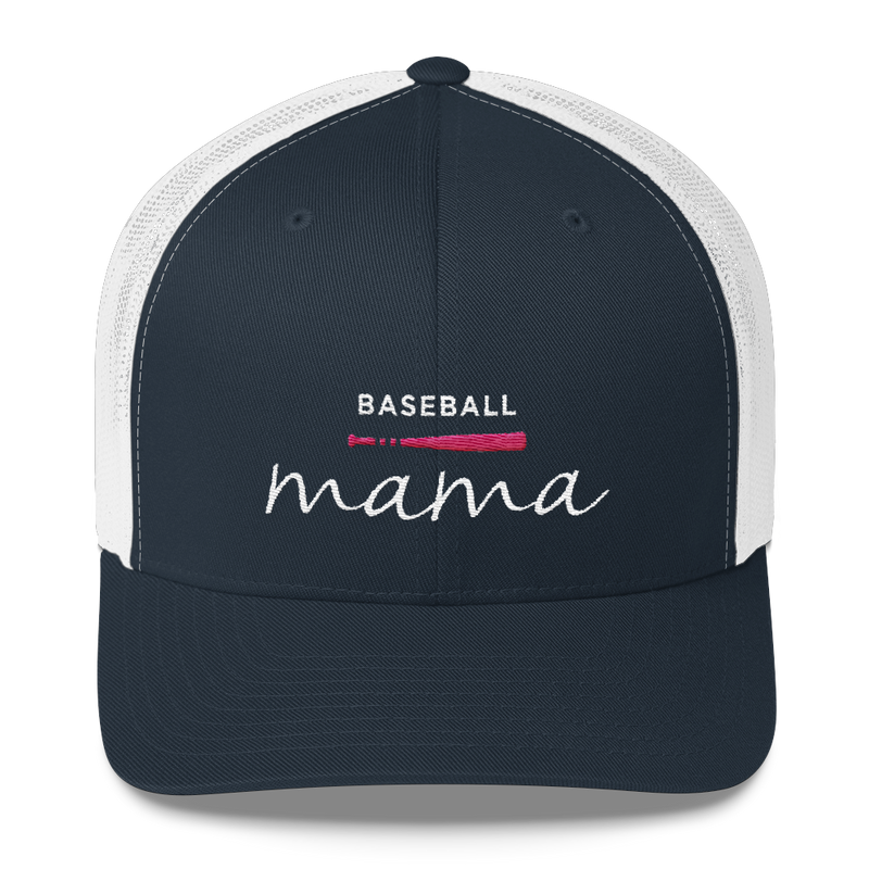 Baseball Mama Trucker Hat